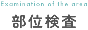 部位検査